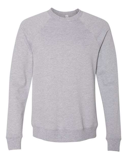 BELLA + CANVAS Unisex Sponge Fleece Raglan Crewneck Sweatshirt 3901