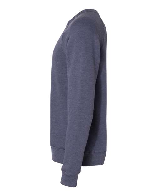 BELLA + CANVAS Unisex Sponge Fleece Raglan Crewneck Sweatshirt 3901