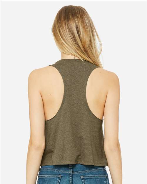 BELLA + CANVAS Women's Racerback Crop Tank 6682