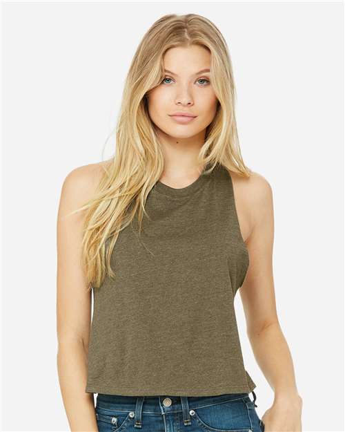 BELLA + CANVAS Women's Racerback Crop Tank 6682