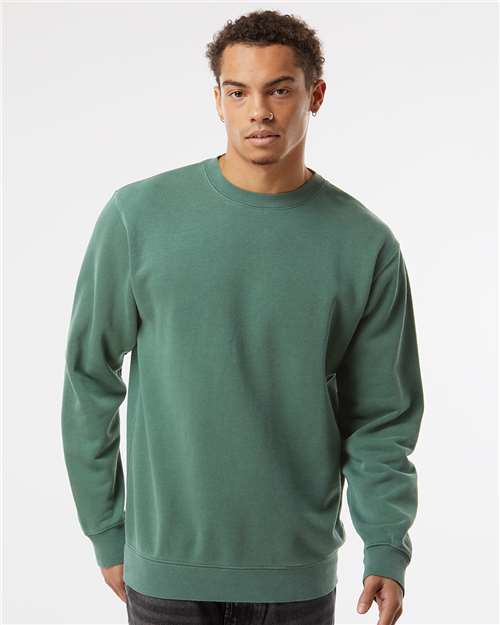 Independent Trading Co. Unisex Midweight Pigment-Dyed Crewneck Sweatshirt PRM3500