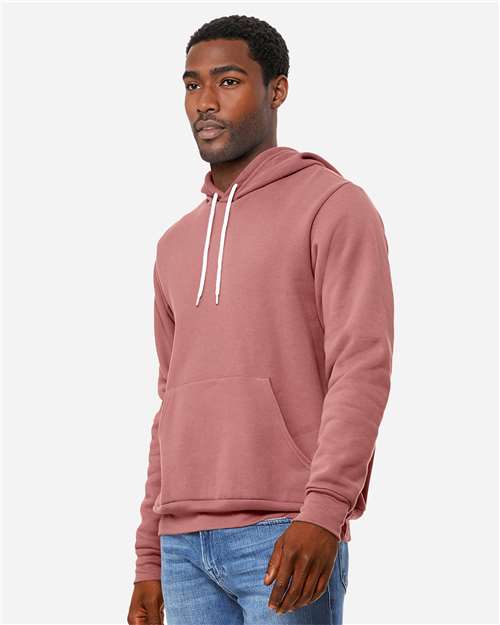 BELLA + CANVAS Unisex Sponge Fleece Hoodie Sweatshirt 3719