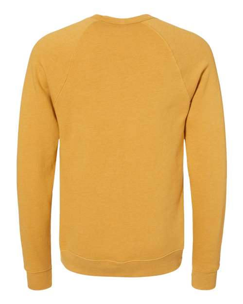 BELLA + CANVAS Unisex Sponge Fleece Raglan Crewneck Sweatshirt 3901