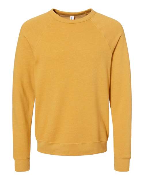 BELLA + CANVAS Unisex Sponge Fleece Raglan Crewneck Sweatshirt 3901