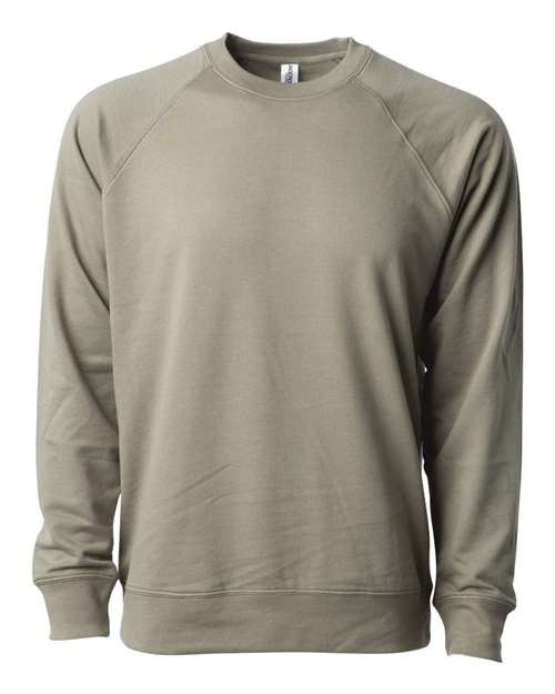 Independent Trading Co. Unisex Lightweight Loopback Terry Crewneck Sweatshirt SS1000C