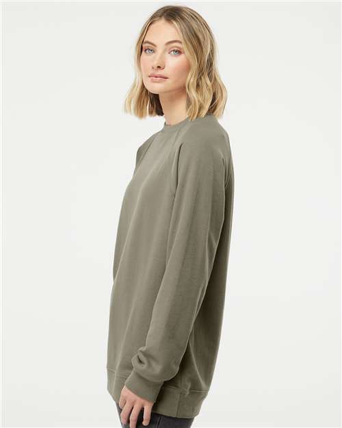 Independent Trading Co. Unisex Lightweight Loopback Terry Crewneck Sweatshirt SS1000C