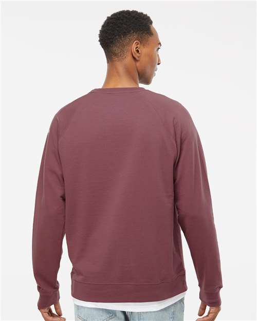 Independent Trading Co. Unisex Lightweight Loopback Terry Crewneck Sweatshirt SS1000C