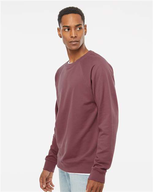 Independent Trading Co. Unisex Lightweight Loopback Terry Crewneck Sweatshirt SS1000C
