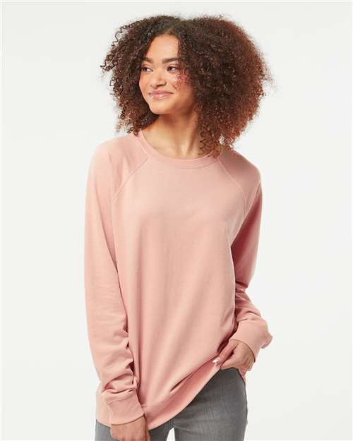 Independent Trading Co. Unisex Lightweight Loopback Terry Crewneck Sweatshirt SS1000C