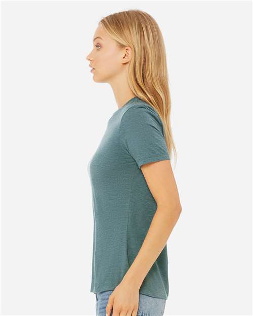 BELLA + CANVAS Women’s Relaxed Fit Heather CVC Tee 6400CVC