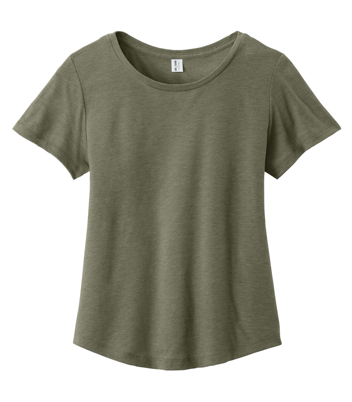 ALLMADE&reg; WOMEN'S RELAXED TRI-BLEND SCOOP NECK TEE