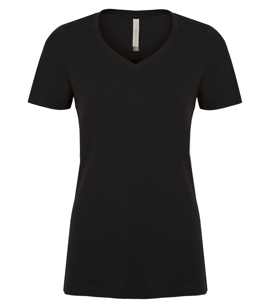 ATC™ EUROSPUN® RING SPUN V-NECK LADIES' TEE