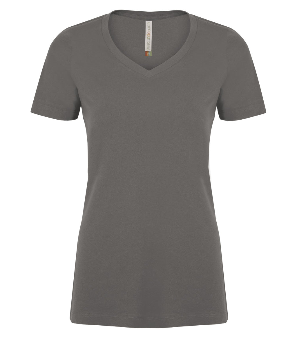 ATC™ EUROSPUN® RING SPUN V-NECK LADIES' TEE