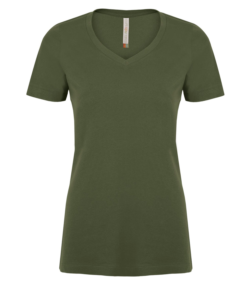 ATC™ EUROSPUN® RING SPUN V-NECK LADIES' TEE