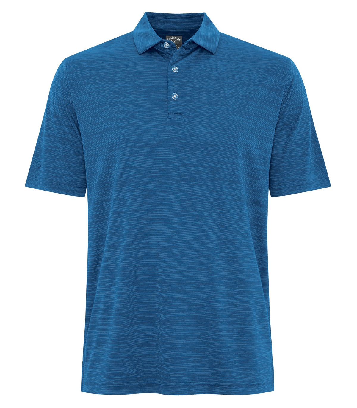 CALLAWAY BROKEN STRIPE TEXTURE POLO