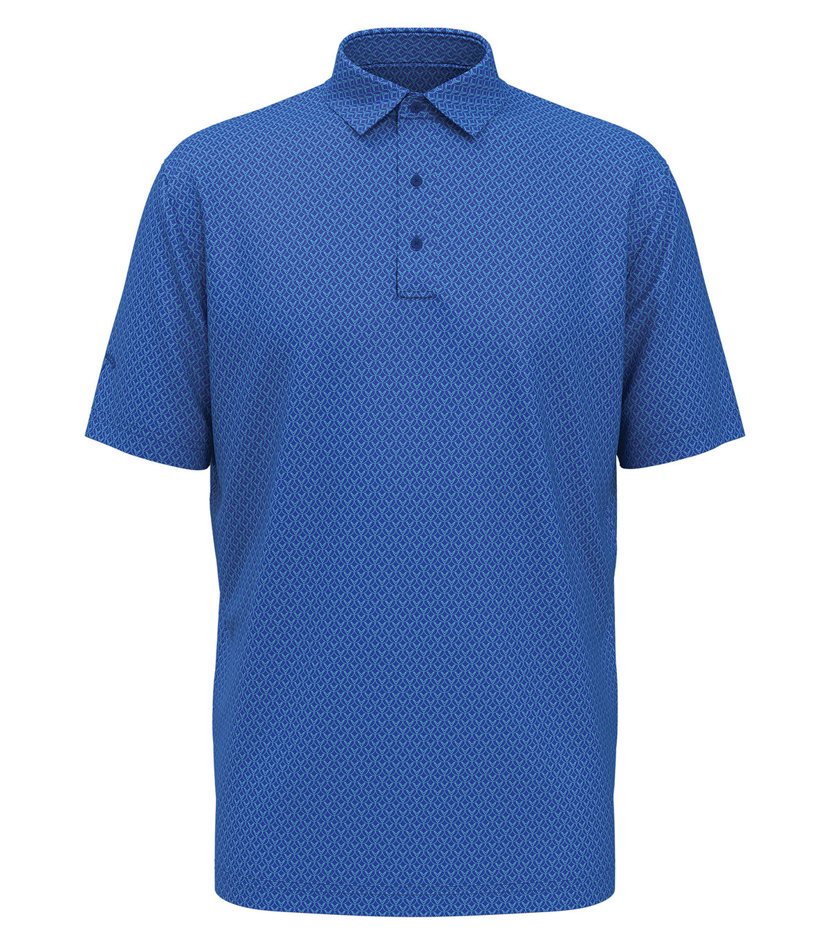 CALLAWAY ALL-OVER STITCHED CHEV POLO