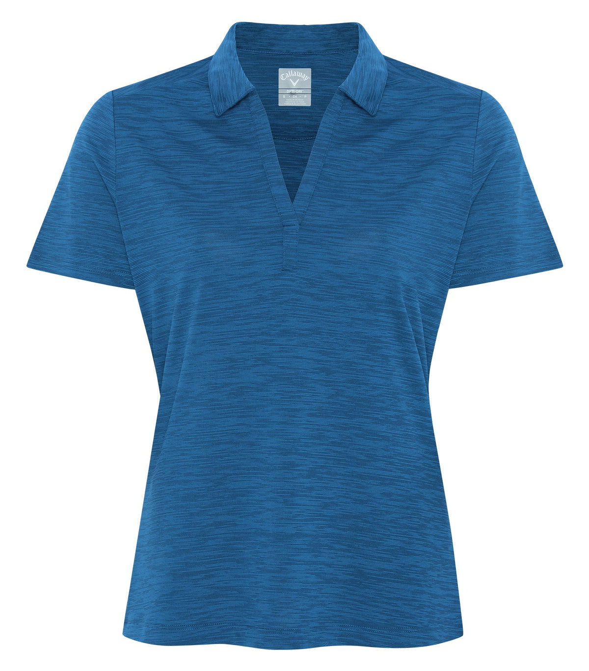 CALLAWAY BROKEN STRIPE TEXTURE LADIES' POLO