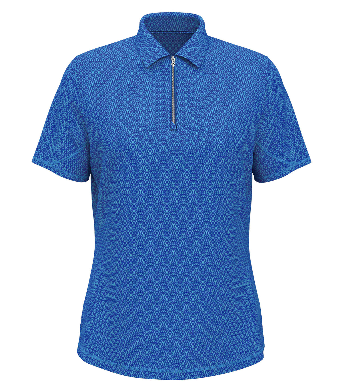 CALLAWAY ALL-OVER STITCHED CHEV LADIES’ POLO
