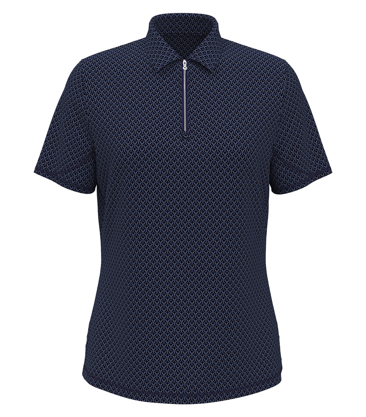 CALLAWAY ALL-OVER STITCHED CHEV LADIES’ POLO