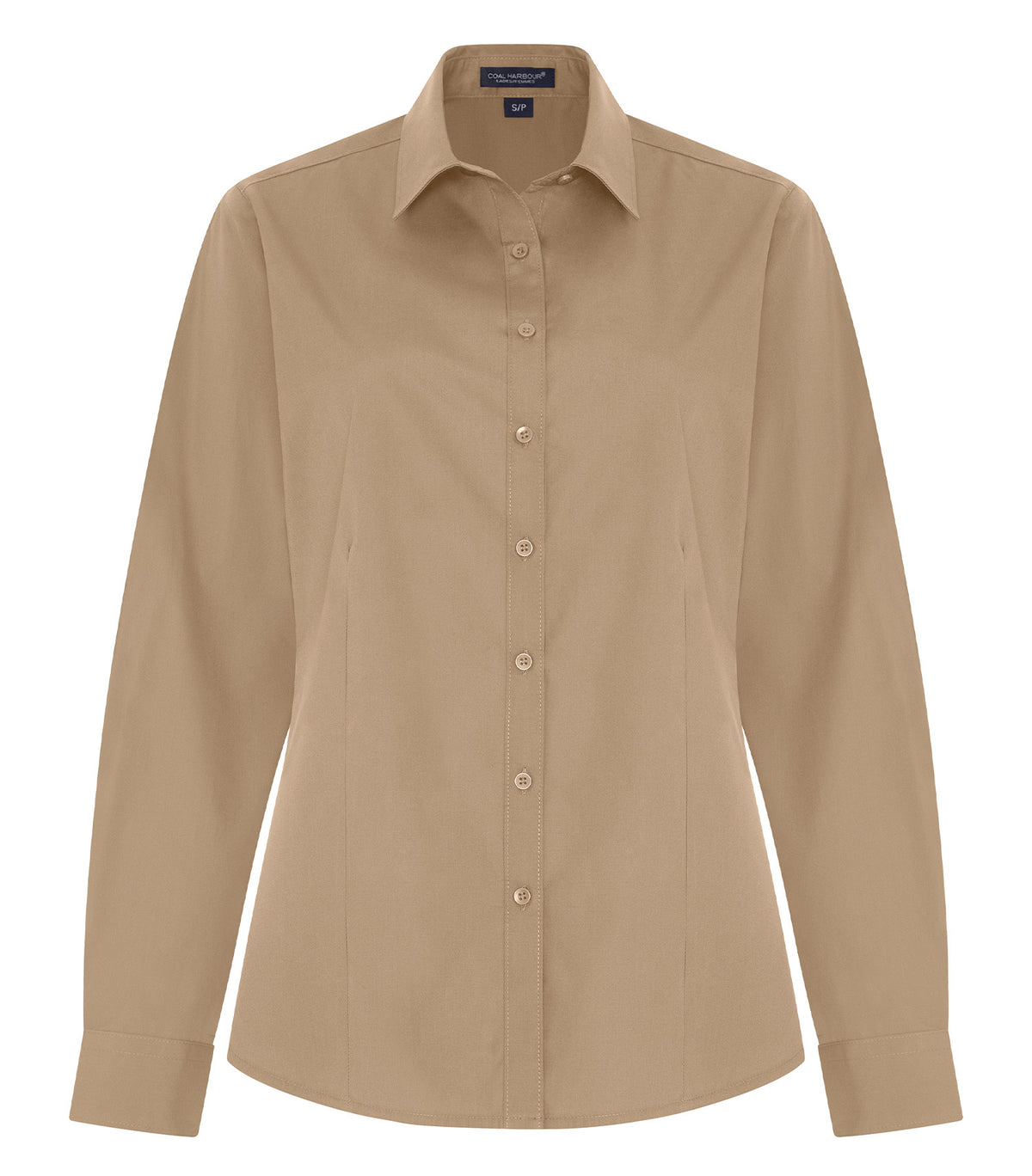 COAL HARBOUR&reg; EVERYDAY EASY CARE LONG SLEEVE LADIES’ WOVEN SHIRT