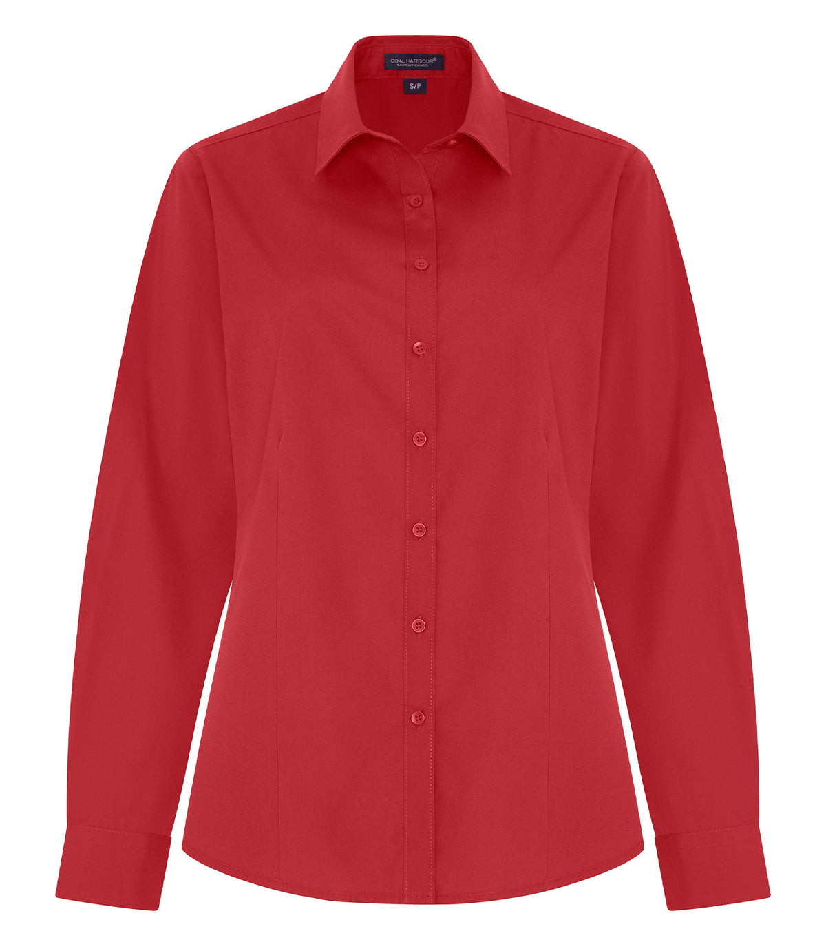 COAL HARBOUR&reg; EVERYDAY EASY CARE LONG SLEEVE LADIES’ WOVEN SHIRT