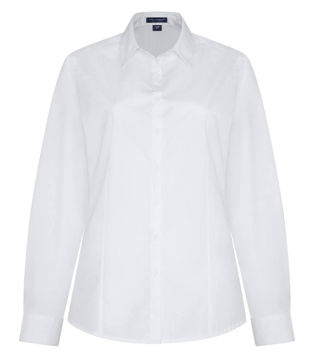 COAL HARBOUR&reg; EVERYDAY EASY CARE LONG SLEEVE LADIES’ WOVEN SHIRT