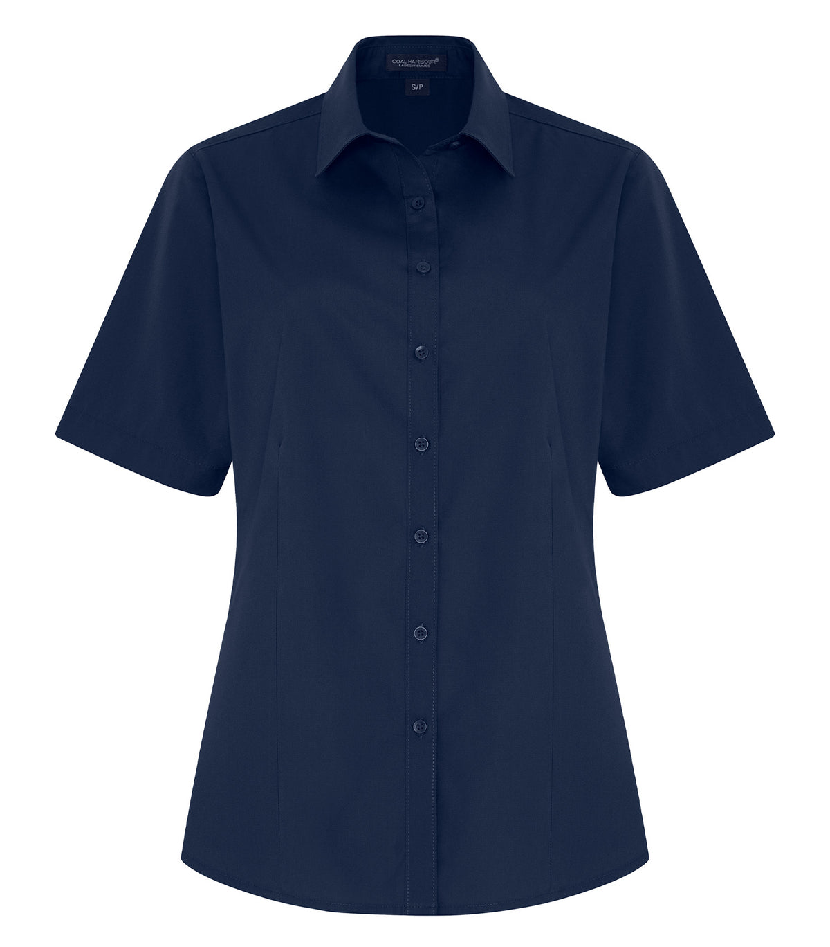 COAL HARBOUR&reg; EVERYDAY EASY CARE SHORT SLEEVE LADIES’ WOVEN SHIRT