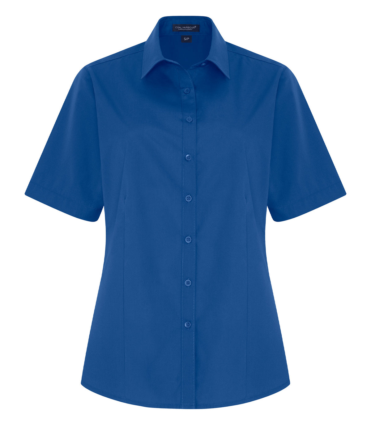 COAL HARBOUR&reg; EVERYDAY EASY CARE SHORT SLEEVE LADIES’ WOVEN SHIRT