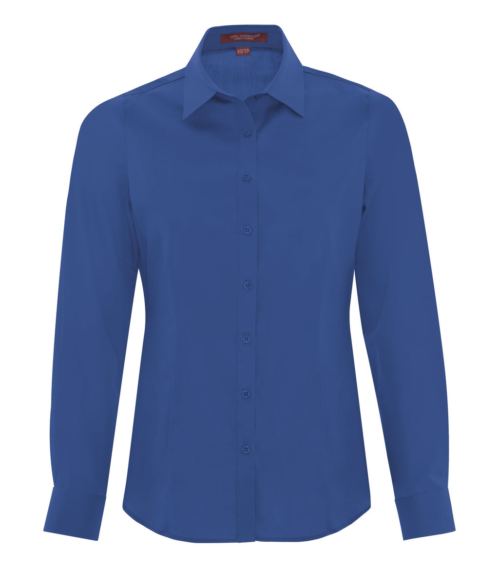 COAL HARBOUR® EVERYDAY LONG SLEEVE WOVEN LADIES' SHIRT