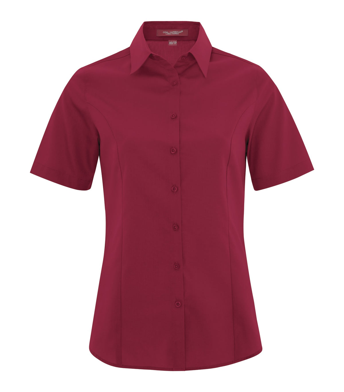 COAL HARBOUR® EVERYDAY SHORT SLEEVE WOVEN LADIES' SHIRT