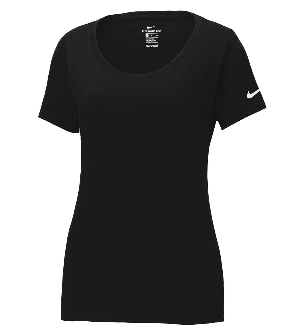 NIKE Dri-FIT COTTON/POLY SCOOP NECK LADIES' TEE