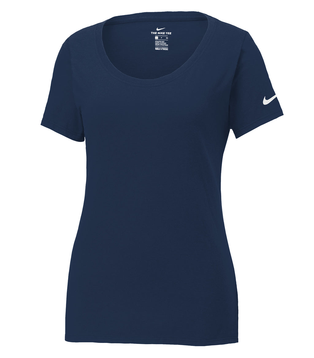NIKE Dri-FIT COTTON/POLY SCOOP NECK LADIES' TEE