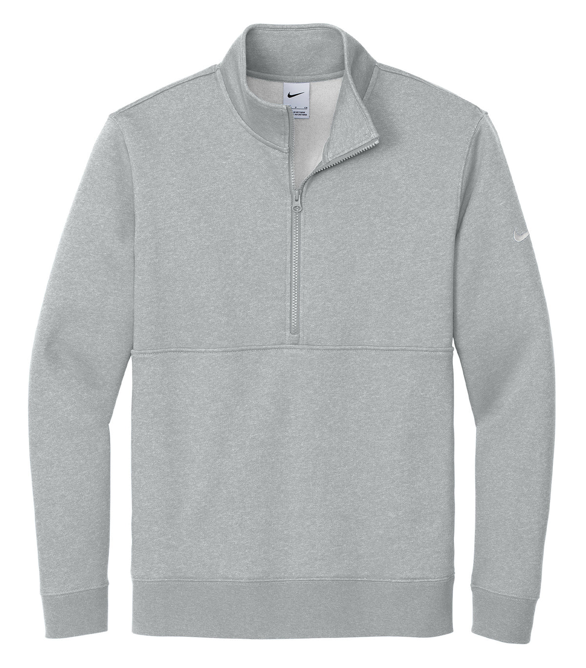 NIKE CLUB FLEECE SLEEVE SWOOSH 1/2 ZIP